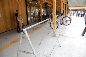 自転車スタンドも完備です。