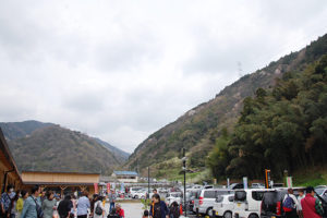 道の駅　くしがきの里　も山深い場所にありました。